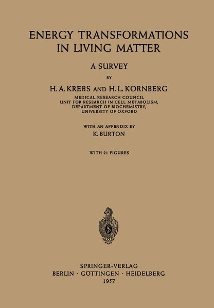 Produktbild: Energy Transformations in Living Matter