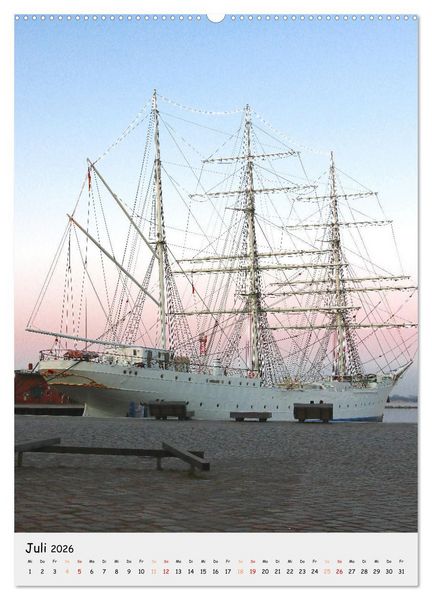 Produktbild: Stralsund - Altstadt und Hafen (Wandkalender 2026 DIN A2 hoch), CALVENDO Monatskalender