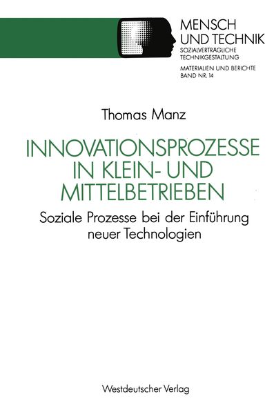 Produktbild: Innovationsprozesse in Klein- und Mittelbetrieben