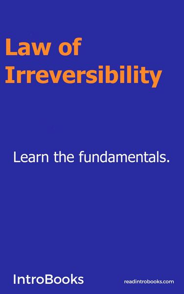 Produktbild: Law of Irreversibility