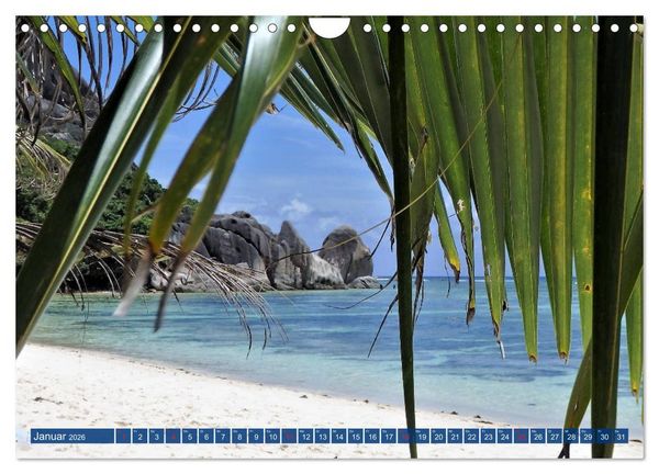 Produktbild: Seychellen - Wild und Sch&ouml;n (Wandkalender 2026 DIN A4 quer), CALVENDO Monatskalender