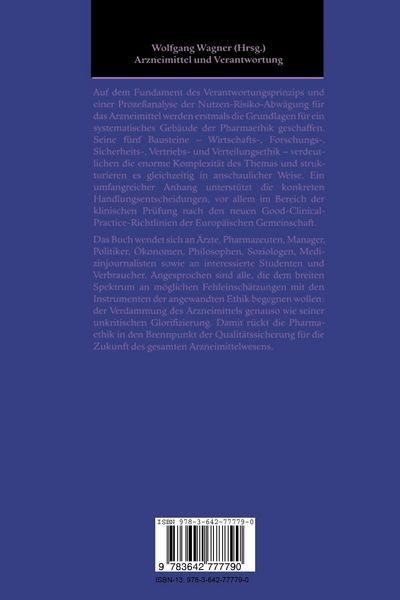 Produktbild: Arzneimittel und Verantwortung
