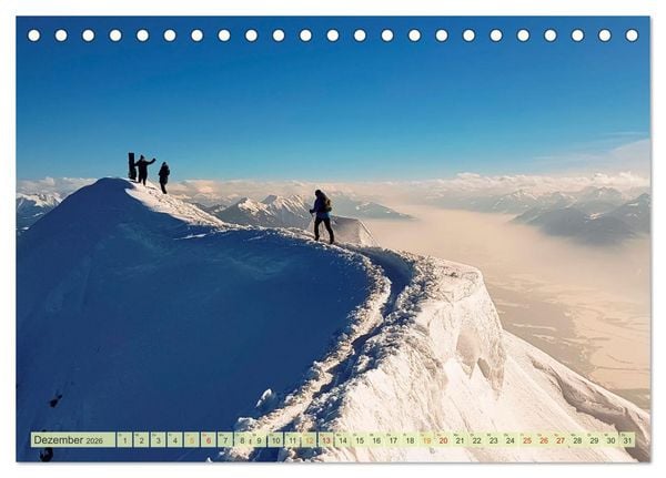 Produktbild: Wandern - die Welt erwartet Dich (Tischkalender 2026 DIN A5 quer), CALVENDO Monatskalender