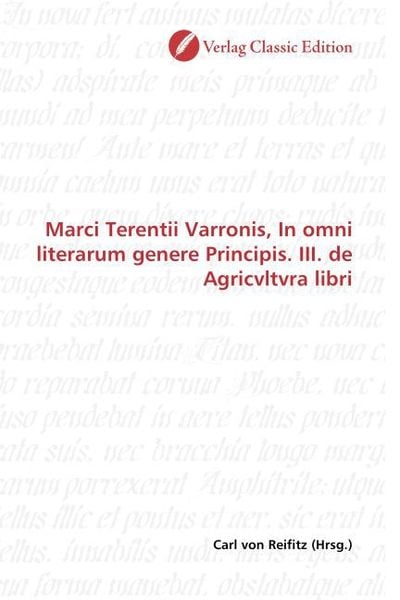 Produktbild: Marci Terentii Varronis, In omni literarum genere Principis.