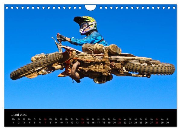 Produktbild: Motocross Kalender - Emotionen auf 2 R&auml;dern (Wandkalender 2026 DIN A4 quer), CALVENDO Monatskalender