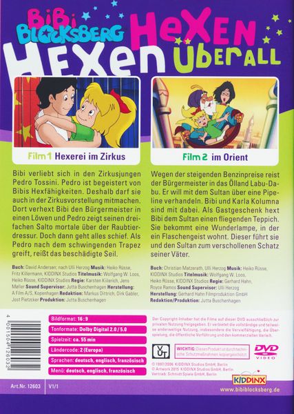 Produktbild: Bibi Blocksberg - Hexerei im Zirkus/Im Orient