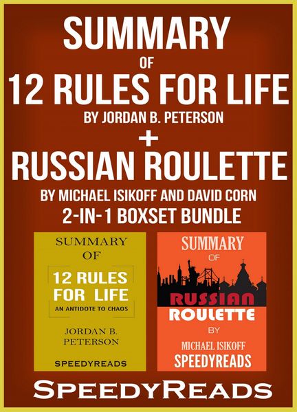 Produktbild: Summary of 12 Rules for Life: An Antidote to Chaos by Jordan B. Peterson + Summary of Russian Roulette by Michael Isikoff and David Corn 2-in-1 Boxset