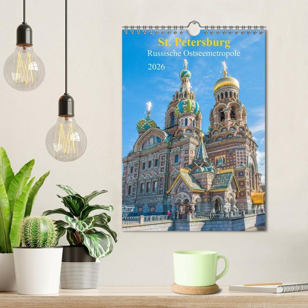Produktbild: St. Petersburg - Russische Ostseemetropole (Wandkalender 2026 DIN A4 hoch), CALVENDO Monatskalender