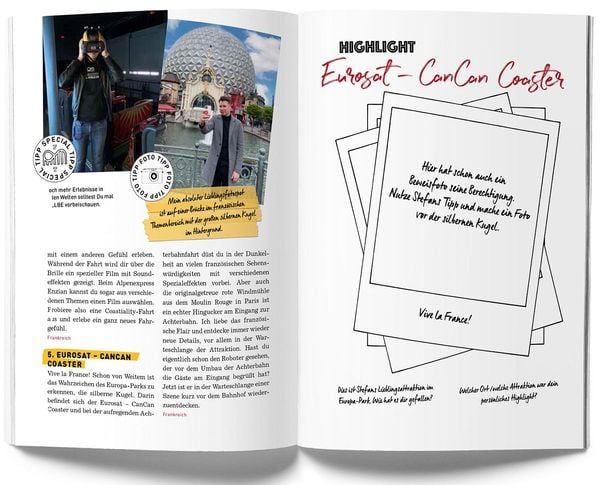 Produktbild: GuideMe Reiseführer „Die 30 besten Freizeitparks Europas“
