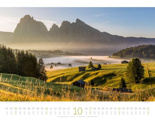 Produktbild: Bergwelt Dolomiten Kalender 2027