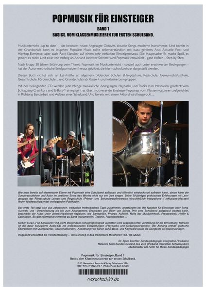 Produktbild: Kossak, R: Popmusik f&uuml;r Einsteiger 1