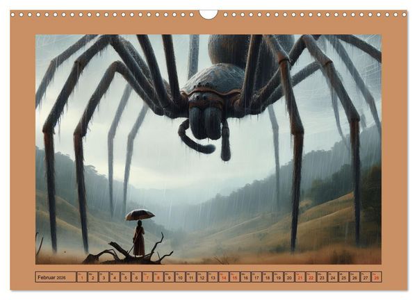 Produktbild: Im Reich der Riesenspinnen (Wandkalender 2026 DIN A3 quer), CALVENDO Monatskalender
