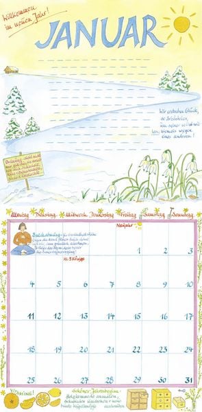 Produktbild: Kohwagner Merkkalender Mein buntes Jahr