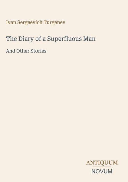 Produktbild: The Diary of a Superfluous Man