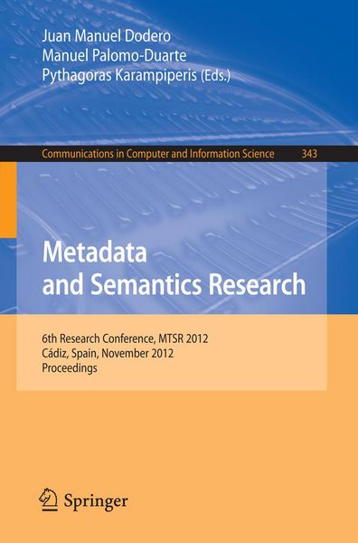 Produktbild: Metadata and Semantics Research