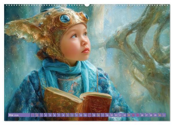 Produktbild: Kinderwelten - Realit&auml;t trifft Traum (Wandkalender 2026 DIN A2 quer), CALVENDO Monatskalender