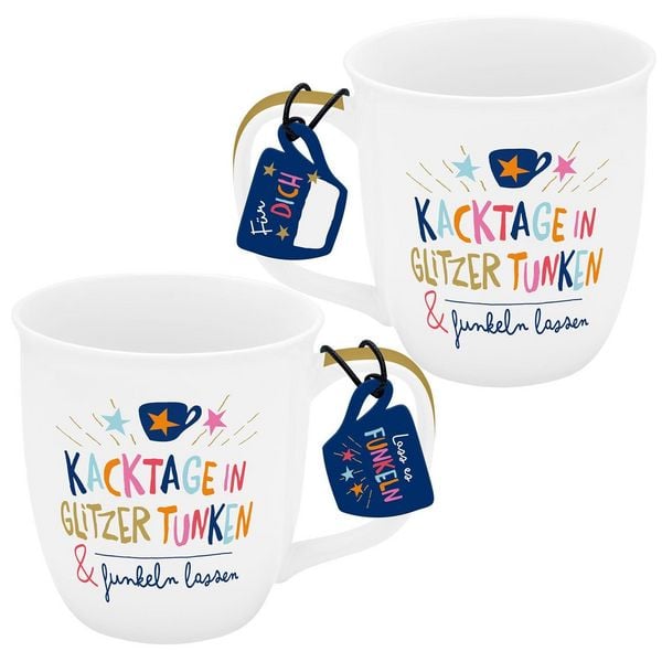Produktbild: Tasse "Kacktage in Glitzer tunken & funkeln lassen"