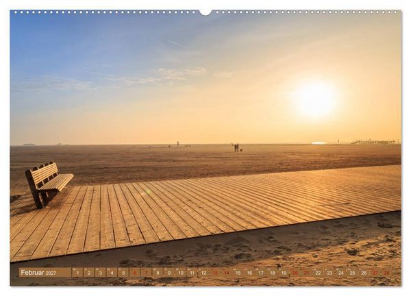 Produktbild: Einmaliges Westerhever (Wandkalender 2027 DIN A2 quer), CALVENDO Monatskalender