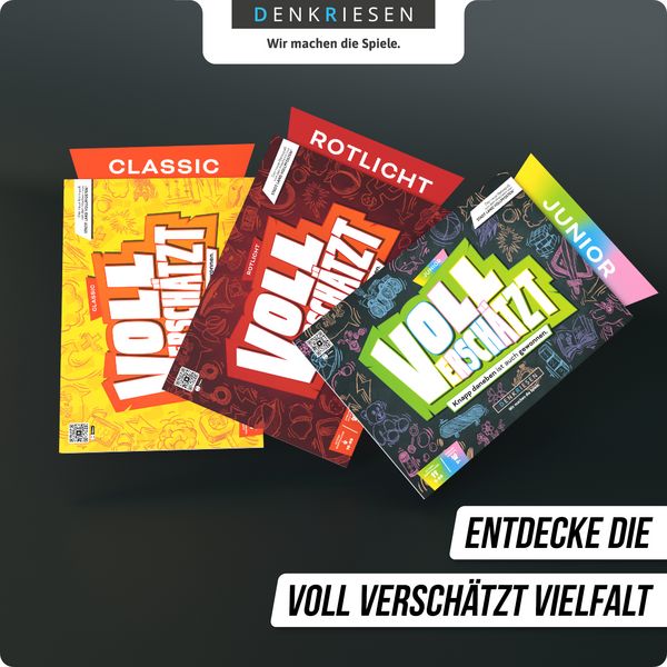 Produktbild: DENKRIESEN - VOLL VERSCH&Auml;TZT! Junior Edition - "Knapp daneben ist auch gewonnen."