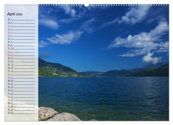 Produktbild: Caldonazzo See (Wandkalender 2026 DIN A2 quer), CALVENDO Monatskalender