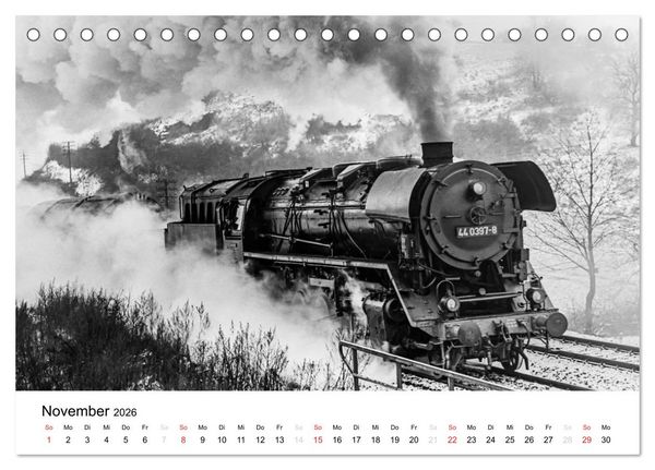 Produktbild: Dampfloks in der DDR (Tischkalender 2026 DIN A5 quer), CALVENDO Monatskalender