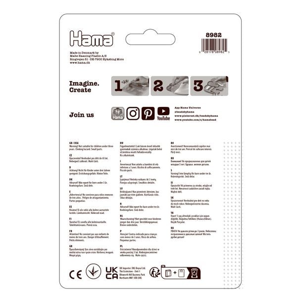 Produktbild: Hama&reg;kleines Sortiment mit Maxiperlen und Stiftplatte.