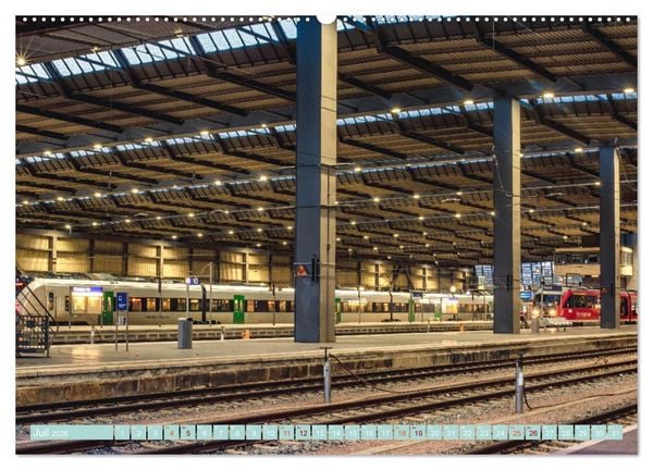 Produktbild: Chemnitz zur blauen Stunde (hochwertiger Premium Wandkalender 2026 DIN A2 quer), Kunstdruck in Hochglanz