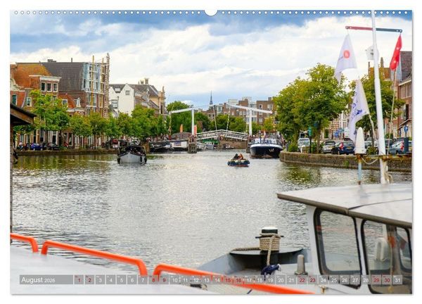 Produktbild: Ein Blick auf Haarlem (hochwertiger Premium Wandkalender 2026 DIN A2 quer), Kunstdruck in Hochglanz