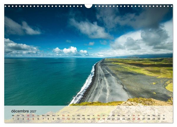 Produktbild: L'&eacute;t&eacute; en Islande (Calendrier mural 2027 DIN A3 vertical), CALVENDO calendrier mensuel
