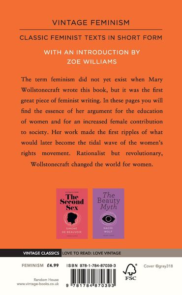 Produktbild: A Vindication of the Rights of Woman