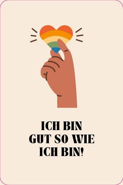Produktbild: Kartenset: Pride &ndash; Affirmationskarten f&uuml;r dich und die ganze LGBTQIA+ Community