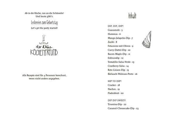 Produktbild: Der kl. K&uuml;chenfreund: Dip Dip Hurra! - Leckereien zum Geb.