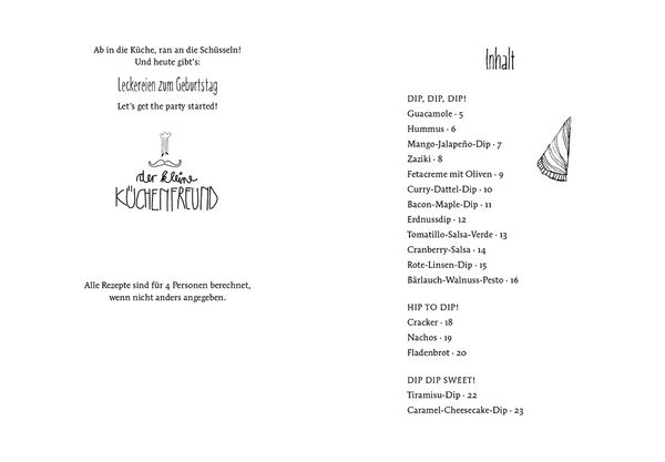 Produktbild: Der kl. K&uuml;chenfreund: Dip Dip Hurra! - Leckereien zum Geb.