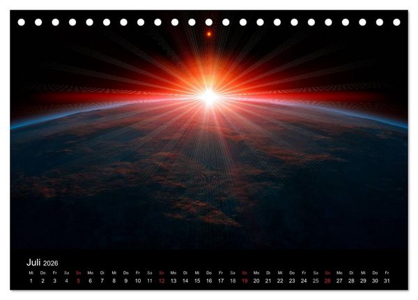 Produktbild: Ferne Welten (Tischkalender 2026 DIN A5 quer), CALVENDO Monatskalender