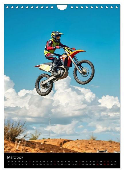 Produktbild: Adrenalin am Limit - Grenzenlose Motocross Action (Wandkalender 2027 DIN A4 hoch), CALVENDO Monatskalender