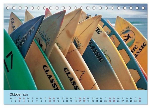 Produktbild: Nazare (Tischkalender 2026 DIN A5 quer), CALVENDO Monatskalender