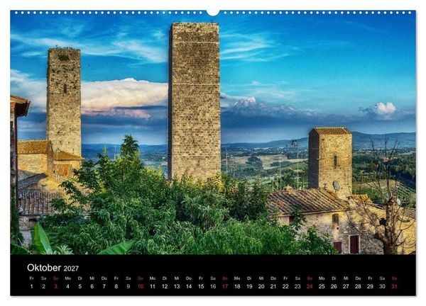 Produktbild: Bella Italia &ndash; Impressionen aus der Toskana und Ligurien (Wandkalender 2027 DIN A2 quer), CALVENDO Monatskalender