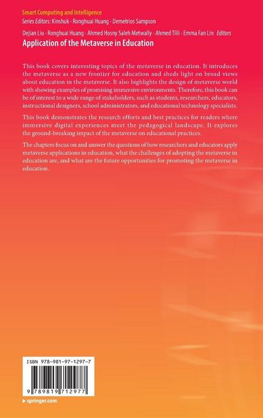 Produktbild: Application of the Metaverse in Education