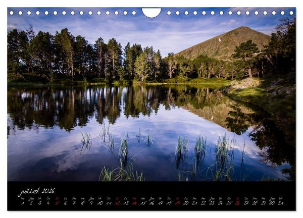 Produktbild: Miroirs des Pyr&eacute;n&eacute;es Catalanes (Calendrier mural 2026 DIN A4 vertical), CALVENDO calendrier mensuel
