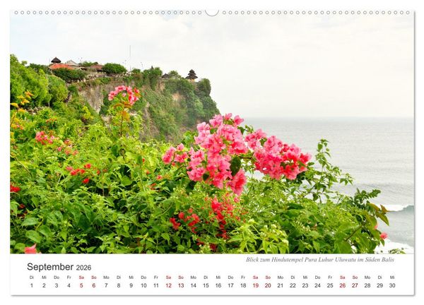 Produktbild: Impressionen einer Reise durch Bali (Wandkalender 2026 DIN A2 quer), CALVENDO Monatskalender