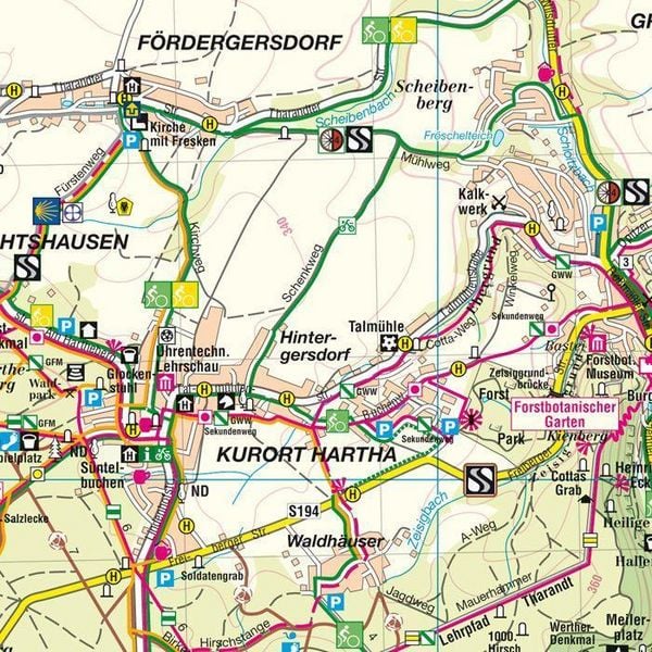 Produktbild: Wei&szlig;eritzt&auml;ler - Tharandter Wald Dippoldiswalder Heide - M&uuml;glitztal