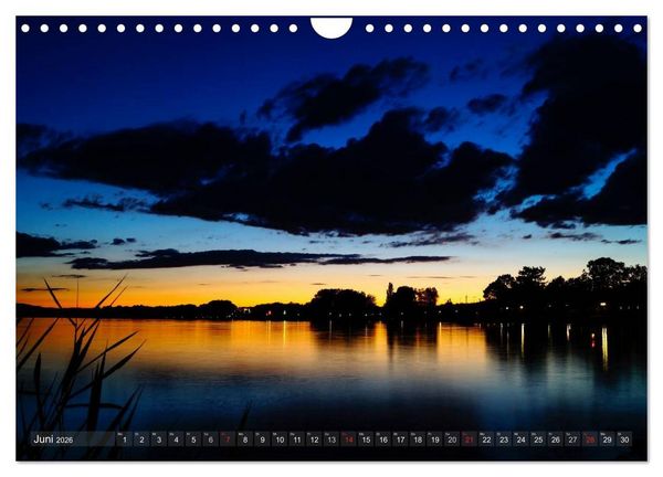 Produktbild: Bodensee zur blauen Stunde (Wandkalender 2026 DIN A4 quer), CALVENDO Monatskalender