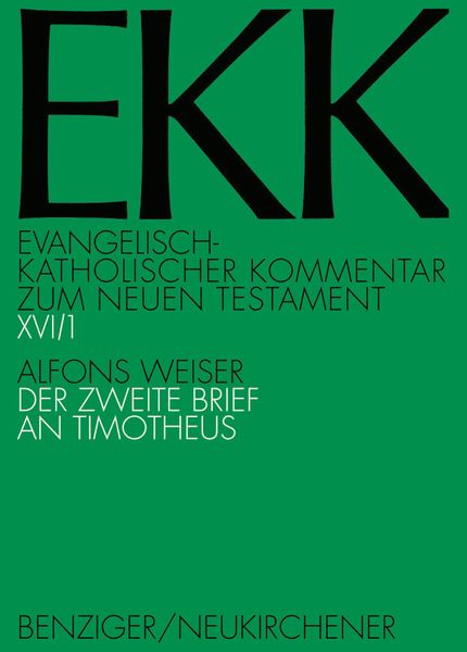 Produktbild: Der zweite Brief an Timotheus, EKK XVI/1