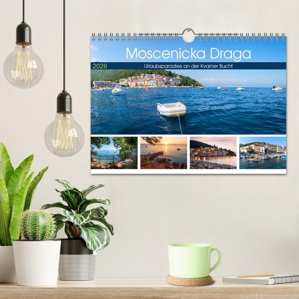 Produktbild: Moscenicka Draga 2026 - Urlaubsparadies an der Kvarner Bucht (Wandkalender 2026 DIN A4 quer), CALVENDO Monatskalender