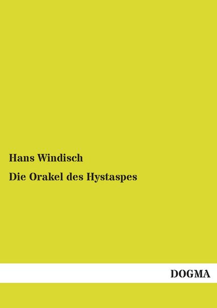 Produktbild: Die Orakel des Hystaspes