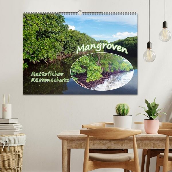 Produktbild: Mangroven - Nat&uuml;rlicher K&uuml;stenschutz (Wandkalender 2026 DIN A2 quer), CALVENDO Monatskalender