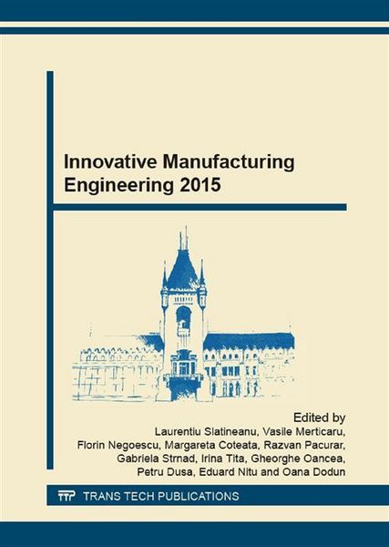 Produktbild: Innovative Manufacturing Engineering 2015