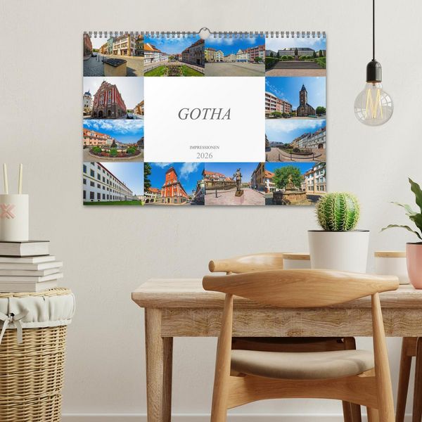 Produktbild: Gotha Impressionen (Wandkalender 2026 DIN A3 quer), CALVENDO Monatskalender