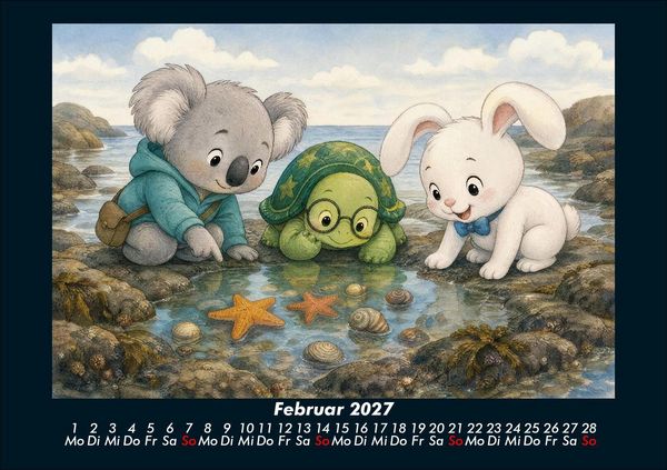 Produktbild: Seesterne und Muscheln 2027 Fotokalender DIN A5