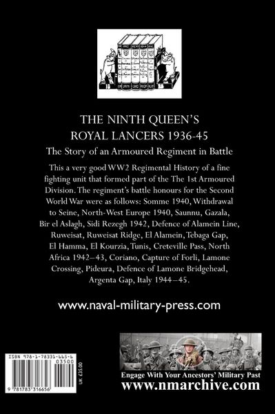 Produktbild: The Ninth Queen's Royal Lancers 1936-1945
